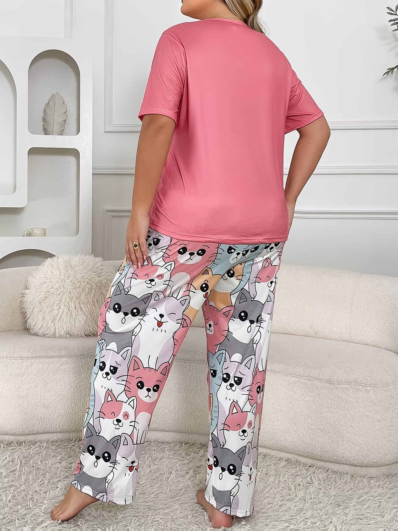 Women's Homewear Set Top with Pent - NS012