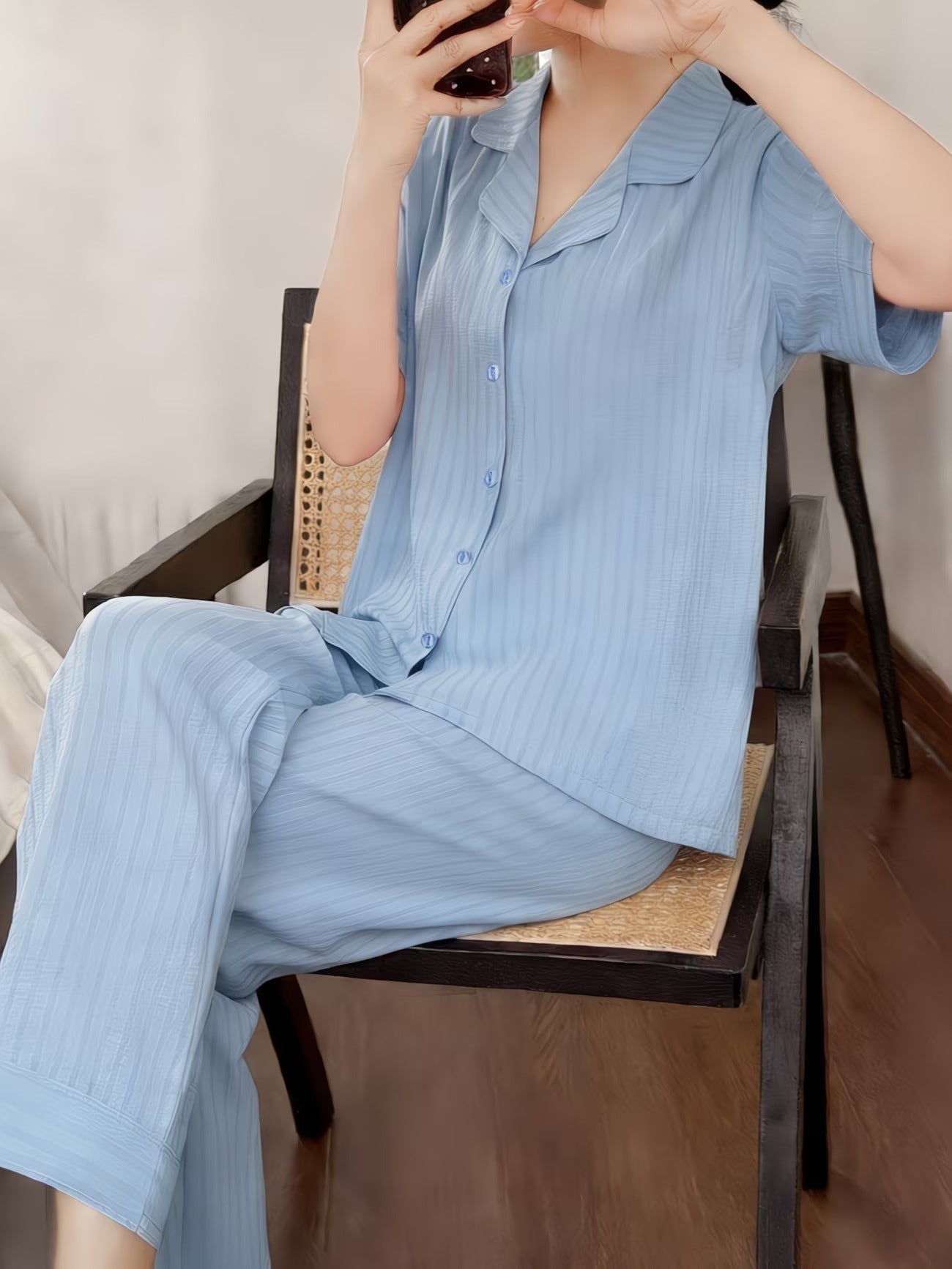 Women's Homewear Set Top with Pent - NS008