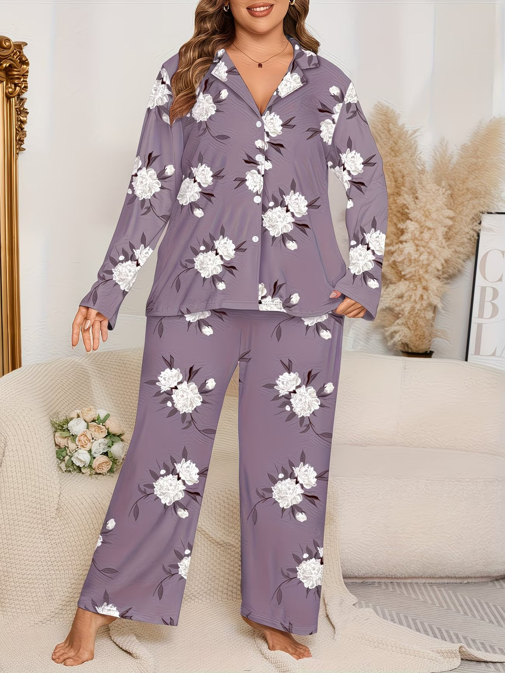 Women's Homewear Set Top with Pent - NS009