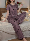 Women's Homewear Set Top with Pent - NS022