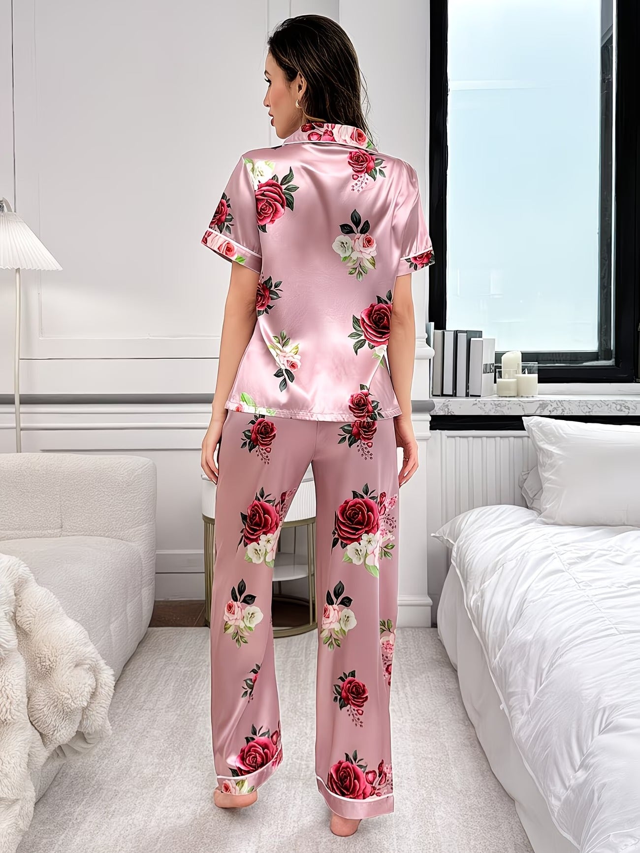 Women's Homewear Set Top with Pent - NS037