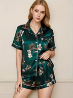 Women's Homewear Set Top with Shorts - NW35