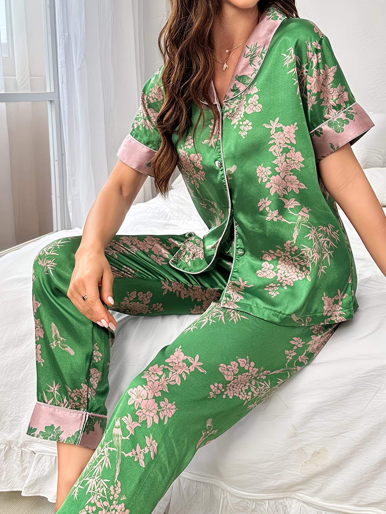 Women's Homewear Set Top with Pent - NS010