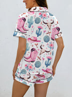 Women's Homewear Set Top with Shorts - NW40