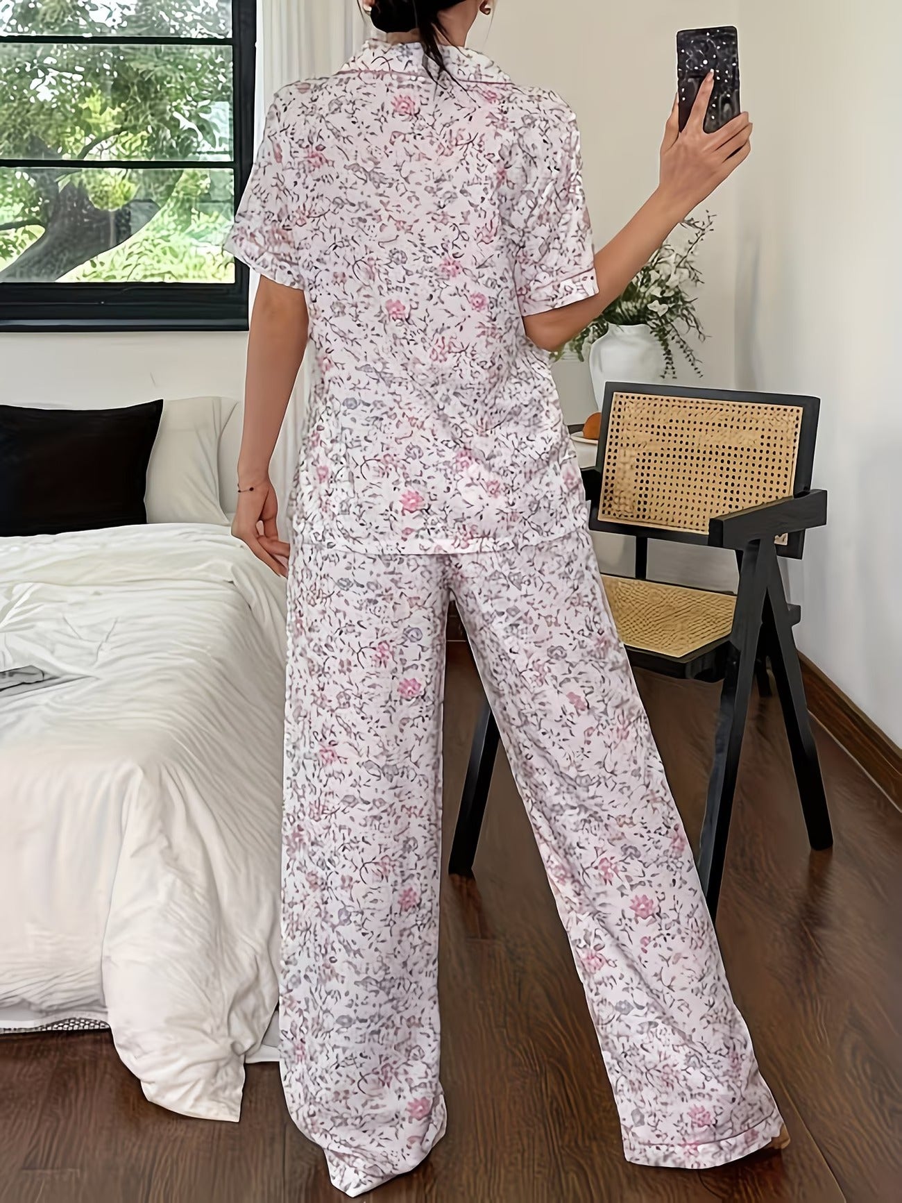 Women's Homewear Set Top with Pent - NS001