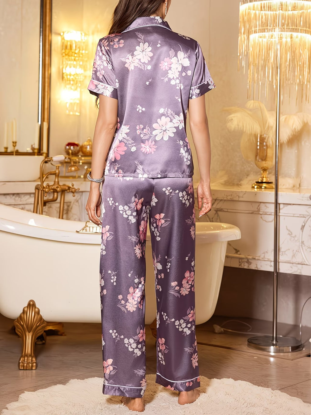 Women's Homewear Set Top with Pent - NS016