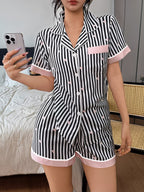 Women's Homewear Set Top with Shorts - NW36