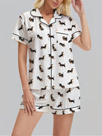 Women's Homewear Set Top with Shorts - NW42
