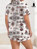 Women's Homewear Set Top with Shorts - NW26