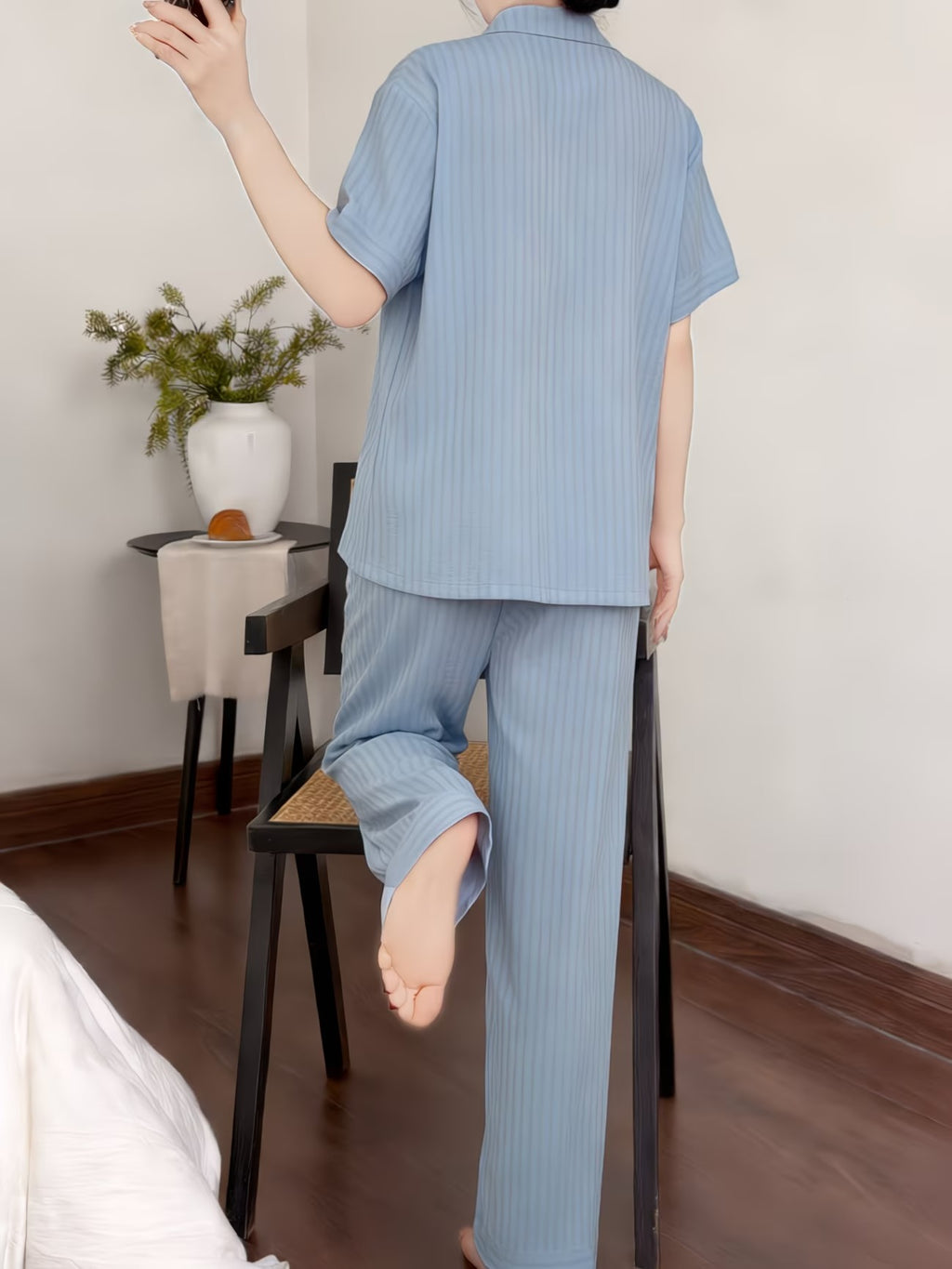 Women's Homewear Set Top with Pent - NS008