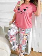 Women's Homewear Set Top with Pent - NS012