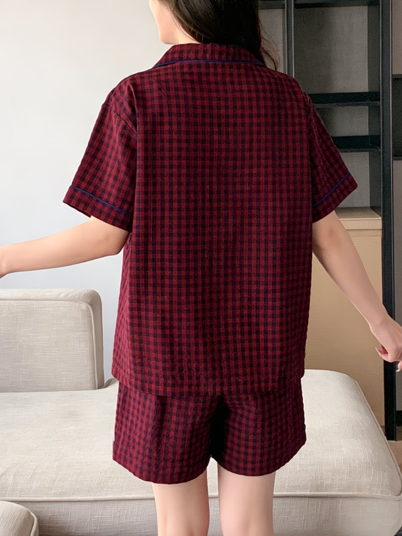 Women's Homewear Set Top with Shorts - NW10