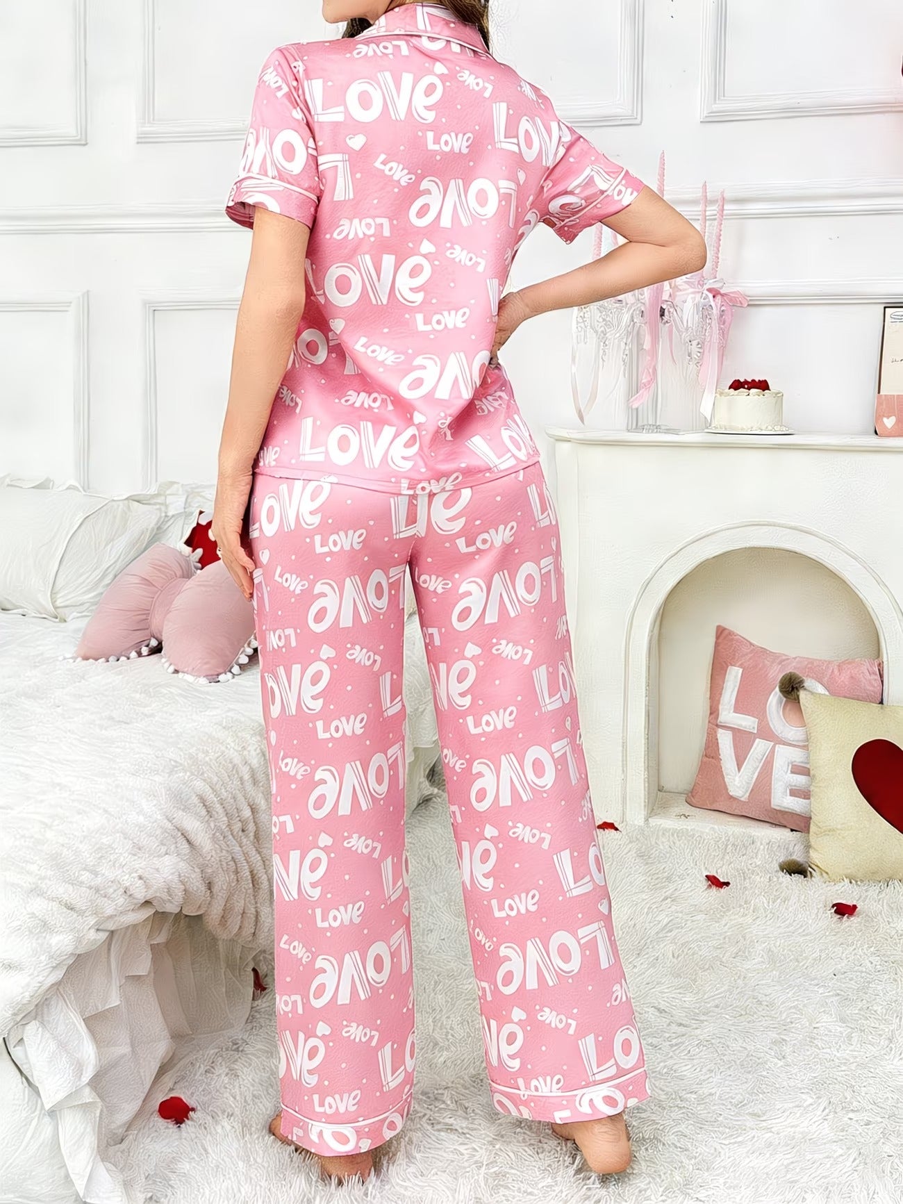 Women's Homewear Set Top with Pent - NS005