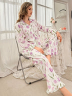 Women's Homewear Set Top with Pent - NS020