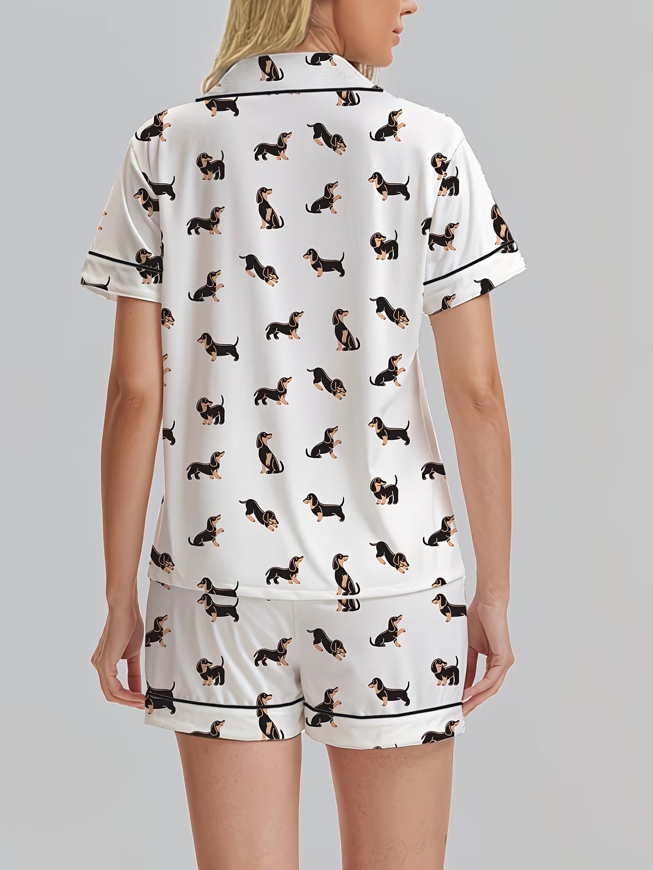 Women's Homewear Set Top with Shorts - NW42