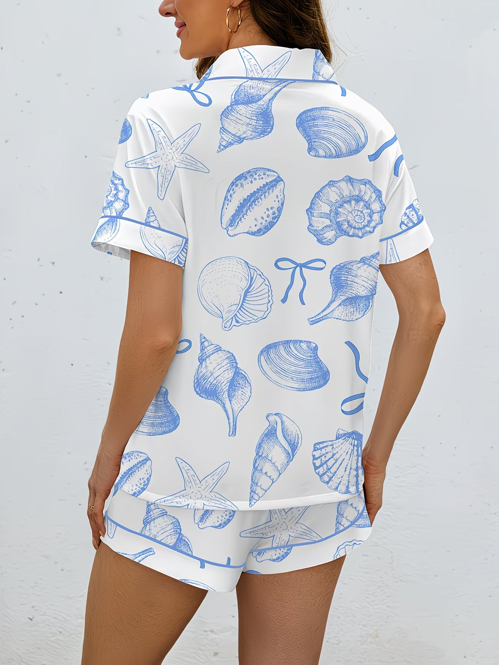 Women's Homewear Set Top with Shorts - NW28