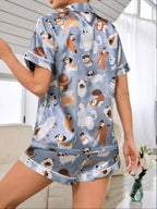 Women's Homewear Set Top with Shorts - NW34