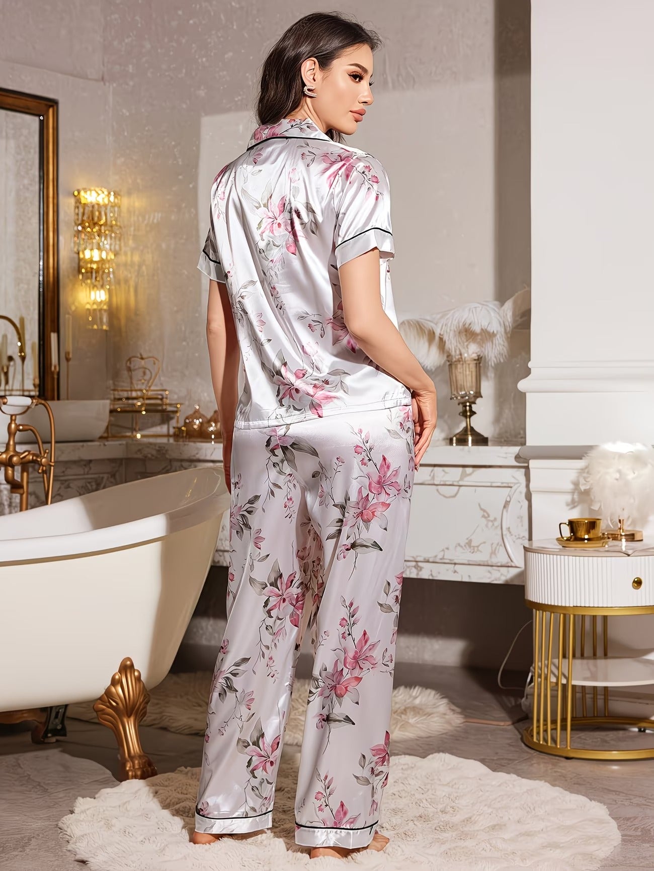 Women's Homewear Set Top with Pent - NS015