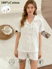 Women's Homewear Set Top with Shorts - NW32