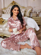 Women's Homewear Set Top with Shorts - NW37