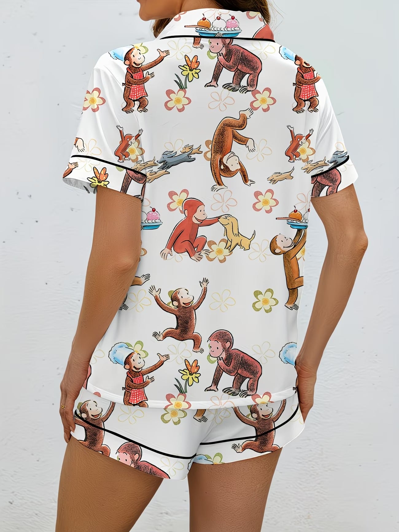 Women's Homewear Set Top with Shorts - NW06