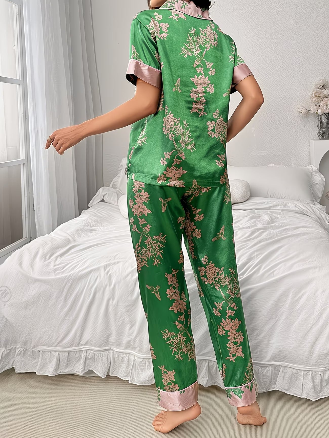 Women's Homewear Set Top with Pent - NS010