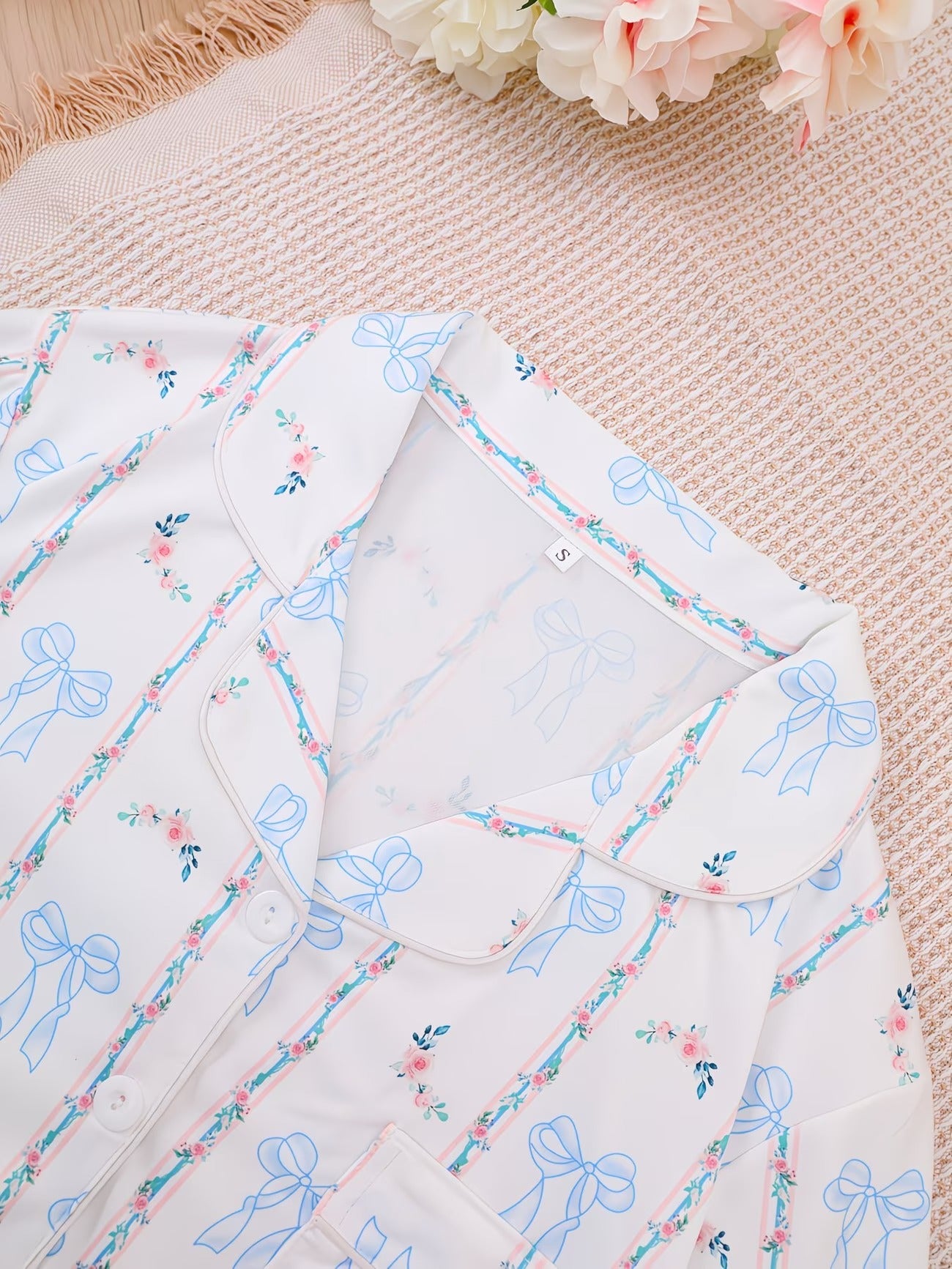 Women's Homewear Set Top with Pent - NS030