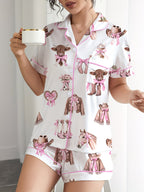 Women's Homewear Set Top with Shorts - NW30