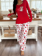 Women's Homewear Set Top with Pent - NS023