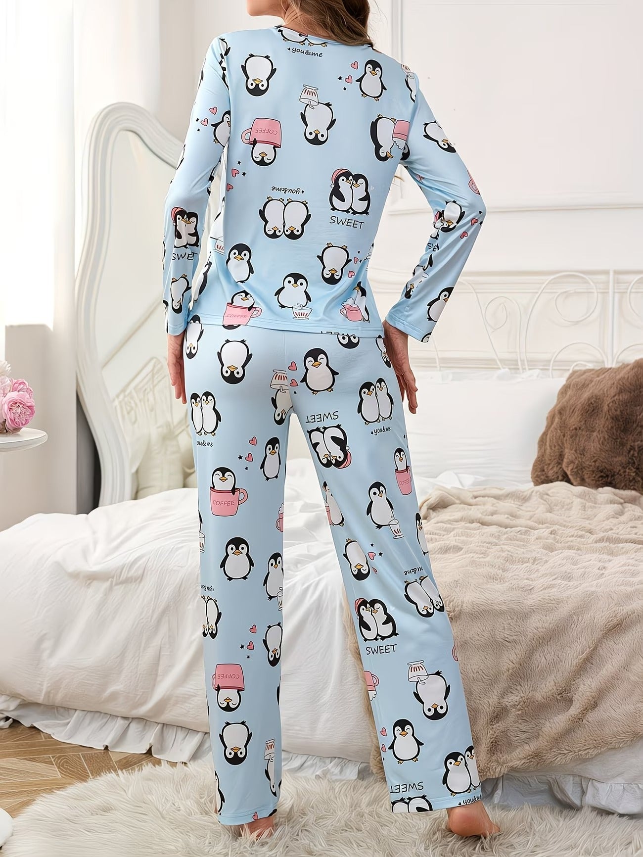 Women's Homewear Set Top with Pent - NS032