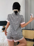 Women's Homewear Set Top with Shorts - NW36